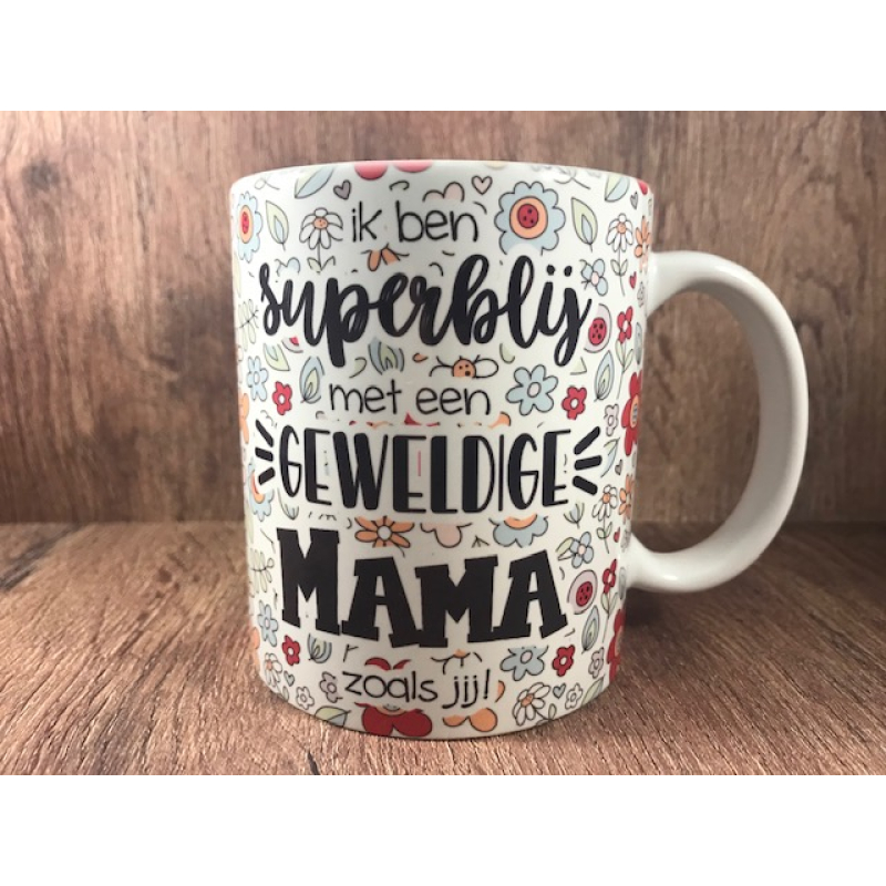 beker geweldige mama
