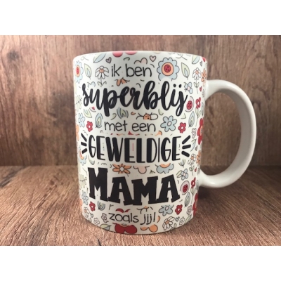 beker geweldige mama