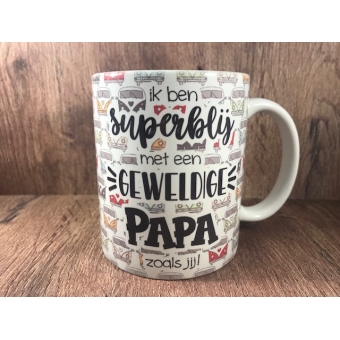 beker geweldige papa